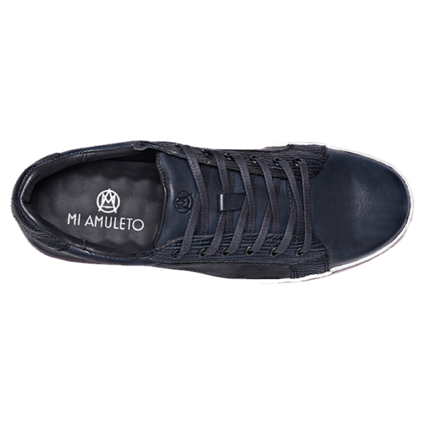 Tenis Choclo Azul sin franja lateral con Tiburón y vacuno - Image 3